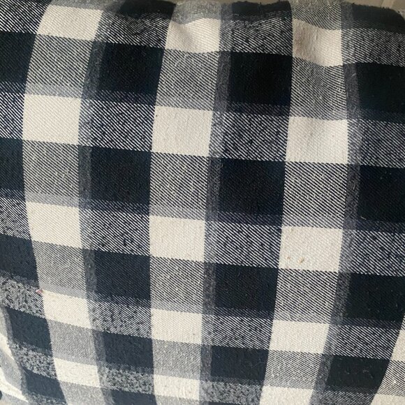 Loving Kindness Fall Pumpkin Patch Plaid Large Throw Pillow Dog Truck embroider - Picture 6 of 9